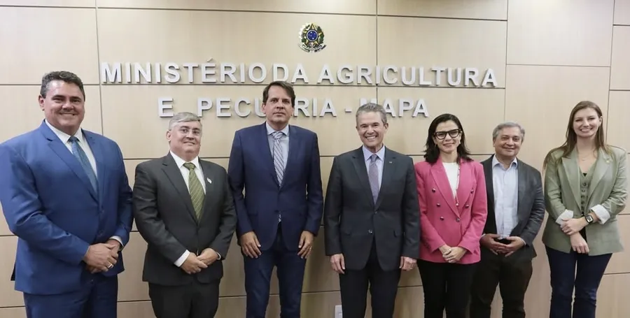 Reunião no Ministério da Agricultura e Pecuária