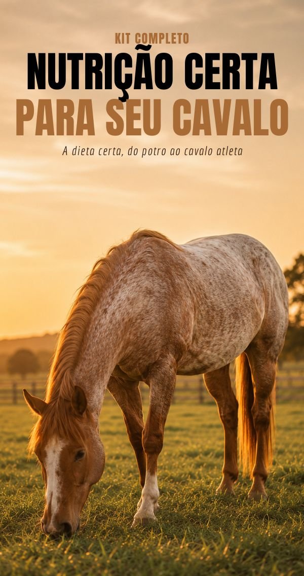 Capa do kit Nutrição Equina